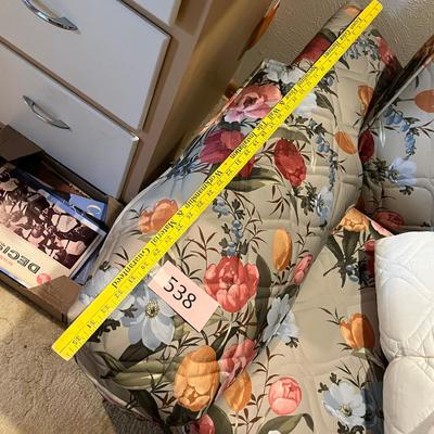 Floral Vintage couch w/ extra material!