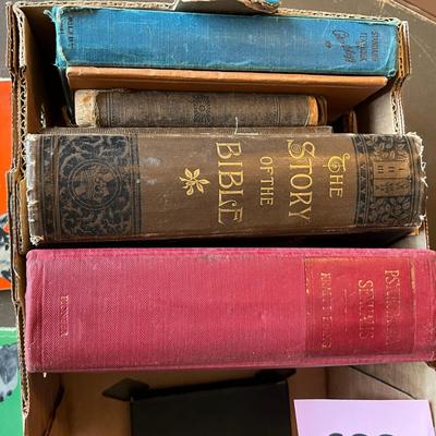 Flat of Vintage books