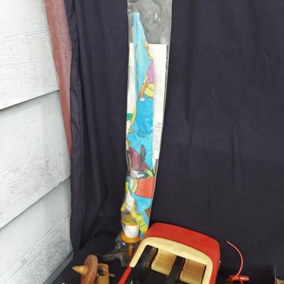 Vintage Barbie Car, Etch A Sketch, International Metal Tractor and More Toys (OB4-BBL)