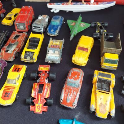 Vintage Barbie Car, Etch A Sketch, International Metal Tractor and More Toys (OB4-BBL)