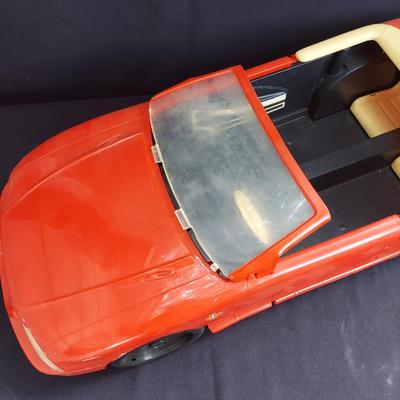 Vintage Barbie Car, Etch A Sketch, International Metal Tractor and More Toys (OB4-BBL)