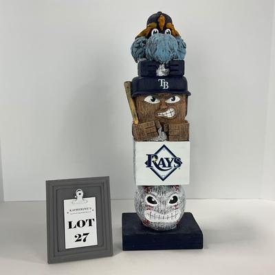 -27- SPORTS | Large Tampa Bay Rays Totem Figure