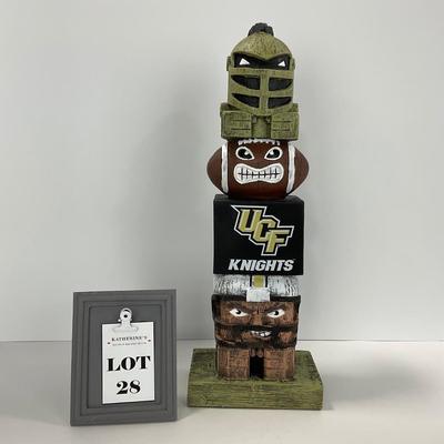 -28- SPORTS | Large Central Florida Knights Totem Figure