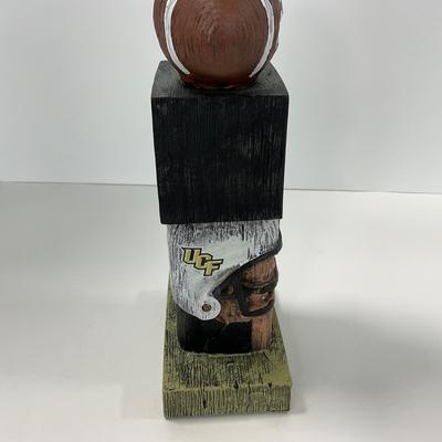 -28- SPORTS | Large Central Florida Knights Totem Figure