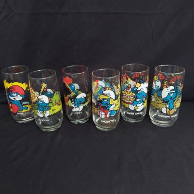 Vintage Novelty Glasses by Looney Tunes, Care Bears, Flintstones, Smurfs and More (OB4-BBL)