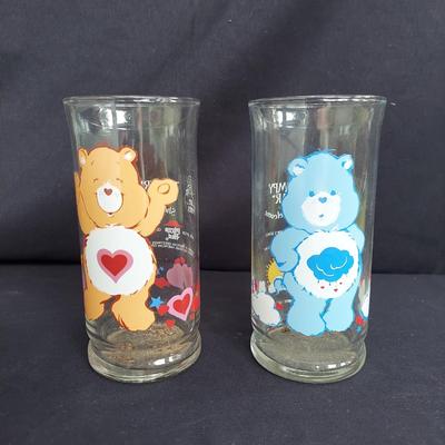 Vintage Novelty Glasses by Looney Tunes, Care Bears, Flintstones, Smurfs and More (OB4-BBL)