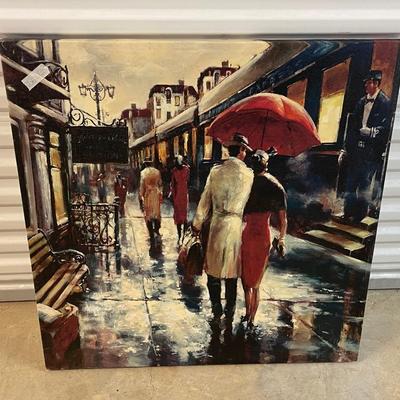 Metropolitan Station by Brent Heighton Stretched Canvas