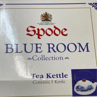 NEW Spode Blue Room Tea Kettle