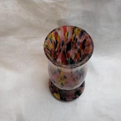Kralik "End of Day" 6" Vase (Czechoslovakian Art Glass)