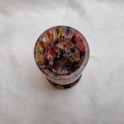 Kralik "End of Day" 6" Vase (Czechoslovakian Art Glass)