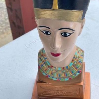 Nefertiti Ceramic Bust Statue
