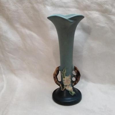 Roseville Apple Blossom Bud Vase #379-7
