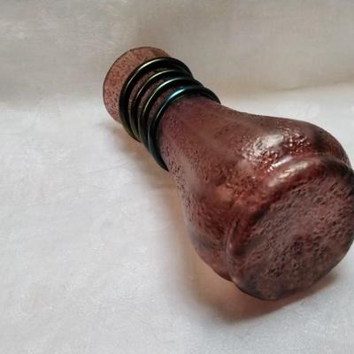 Antique Kralik Oil Spotted Serpent Snake Vase ca. early 1900s