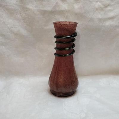 Antique Kralik Oil Spotted Serpent Snake Vase ca. early 1900s
