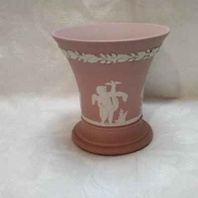 Rare Wedgwood Pink Posy Vase