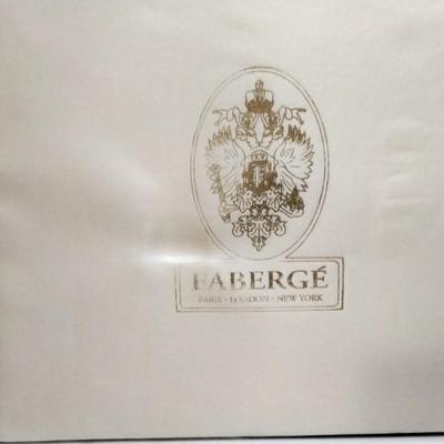 Faberge' Sherry/Water Decanter Set Signed in Presentation Box