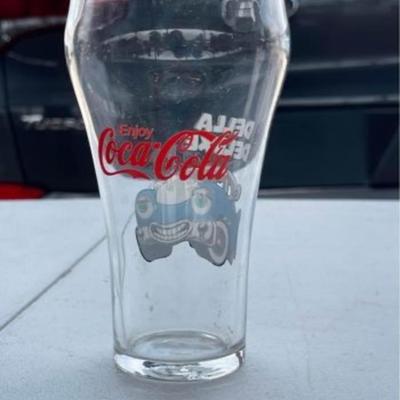 Four Vintage Coca Cola Glasses