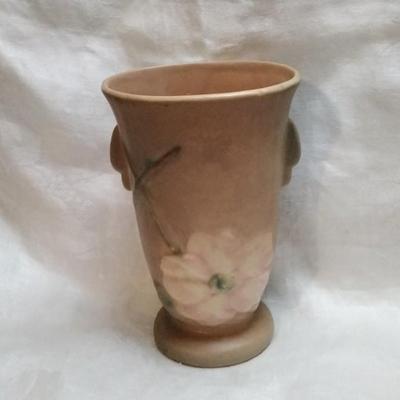 1930s Weller Wild Rose Vase Flower
