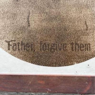 Father Forgive Them Framed Picture