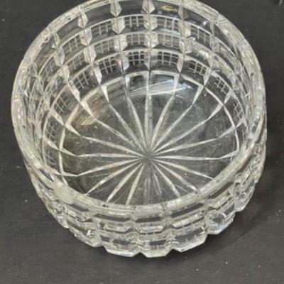 Vintage Handcut Lead Crystal Candy Dish