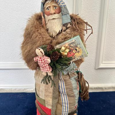 Hand Carved Santa by Pam and Terry Montandon