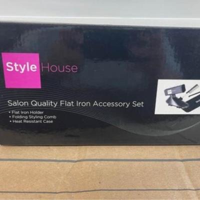 NEW Style House Salon Quality Flat Iron Accessory Set