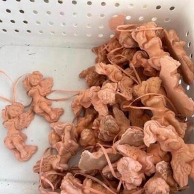 Lot of Mini Terra Cotta Cherubs