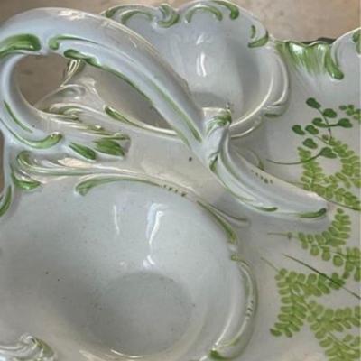 Gorgeous Vintage Serving Dish with Handle