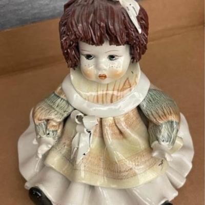 Vintage Zampiva Spaghetti Doll in Ruffled Dress