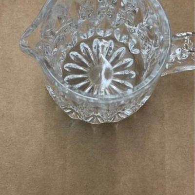 Two Mini Lead Crystal Pitchers