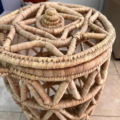 Large Woven Standing Basket
