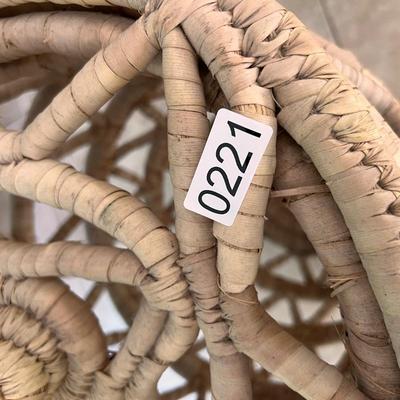 Large Woven Standing Basket