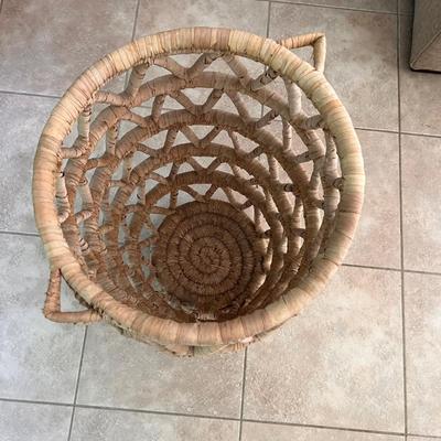 Large Woven Standing Basket
