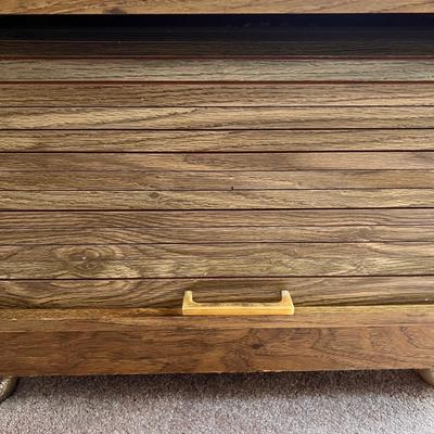 Shelf Storage Table on Wheels