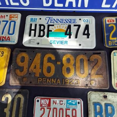 Vintage License Plates and More (OB4-BBL)