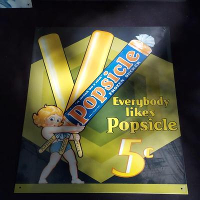 Collector Metal Lithographed Signs (OB4-BBL)