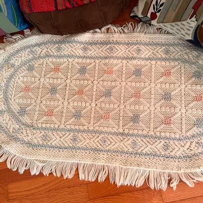 Vintage Pillow Rug Lot - Egyptian, Greek, Turkish