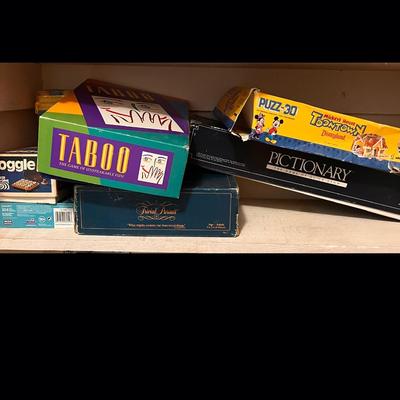 Large Lot Boardgames, Puzzles, Toys