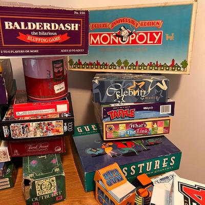 Large Lot Boardgames, Puzzles, Toys
