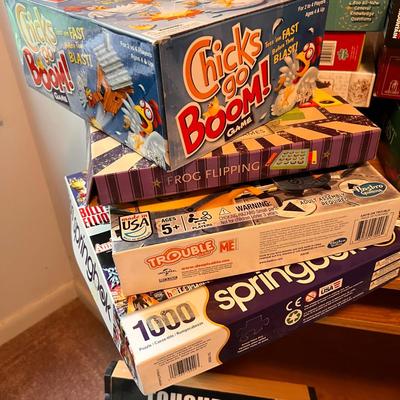 Large Lot Boardgames, Puzzles, Toys