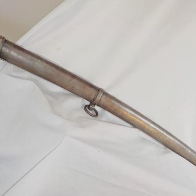 1840 US. Calvary Officers Sword, Brass & 37 in long. Est. $140 to $300.