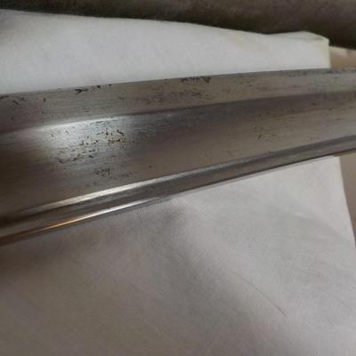 1840 US. Calvary Officers Sword, Brass & 37 in long. Est. $140 to $300.