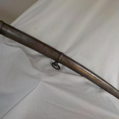 1840 US. Calvary Officers Sword, Brass & 37 in long. Est. $140 to $300.
