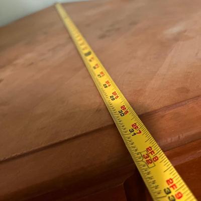 Wood Corner Table Desk w One Drawer