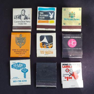 Vintage Souvenir Matchbooks (OB4-BBL)