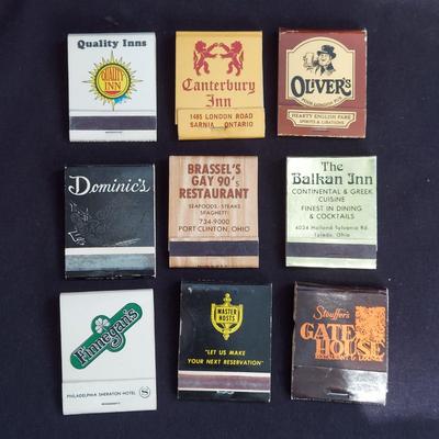 Vintage Souvenir Matchbooks (OB4-BBL)