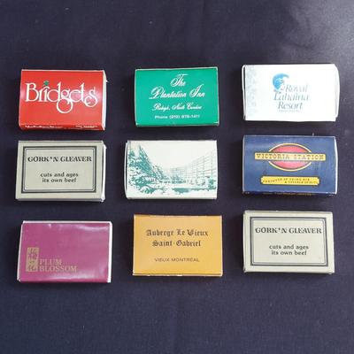 Vintage Souvenir Matchbooks (OB4-BBL)