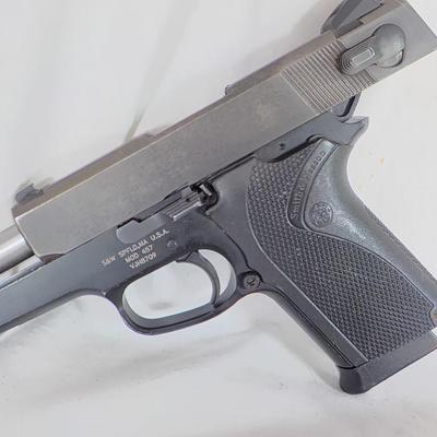 Smith and Wesson model 457/ 45 cal./ YES MASS. COMPLIANT / est. $200 to $500.