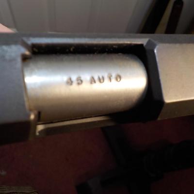 Smith and Wesson model 457/ 45 cal./ YES MASS. COMPLIANT / est. $200 to $500.