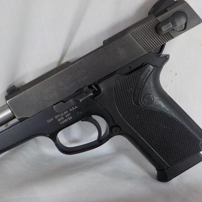 Smith and Wesson model 457/ 45 cal./ YES MASS. COMPLIANT / est. $200 to $500.